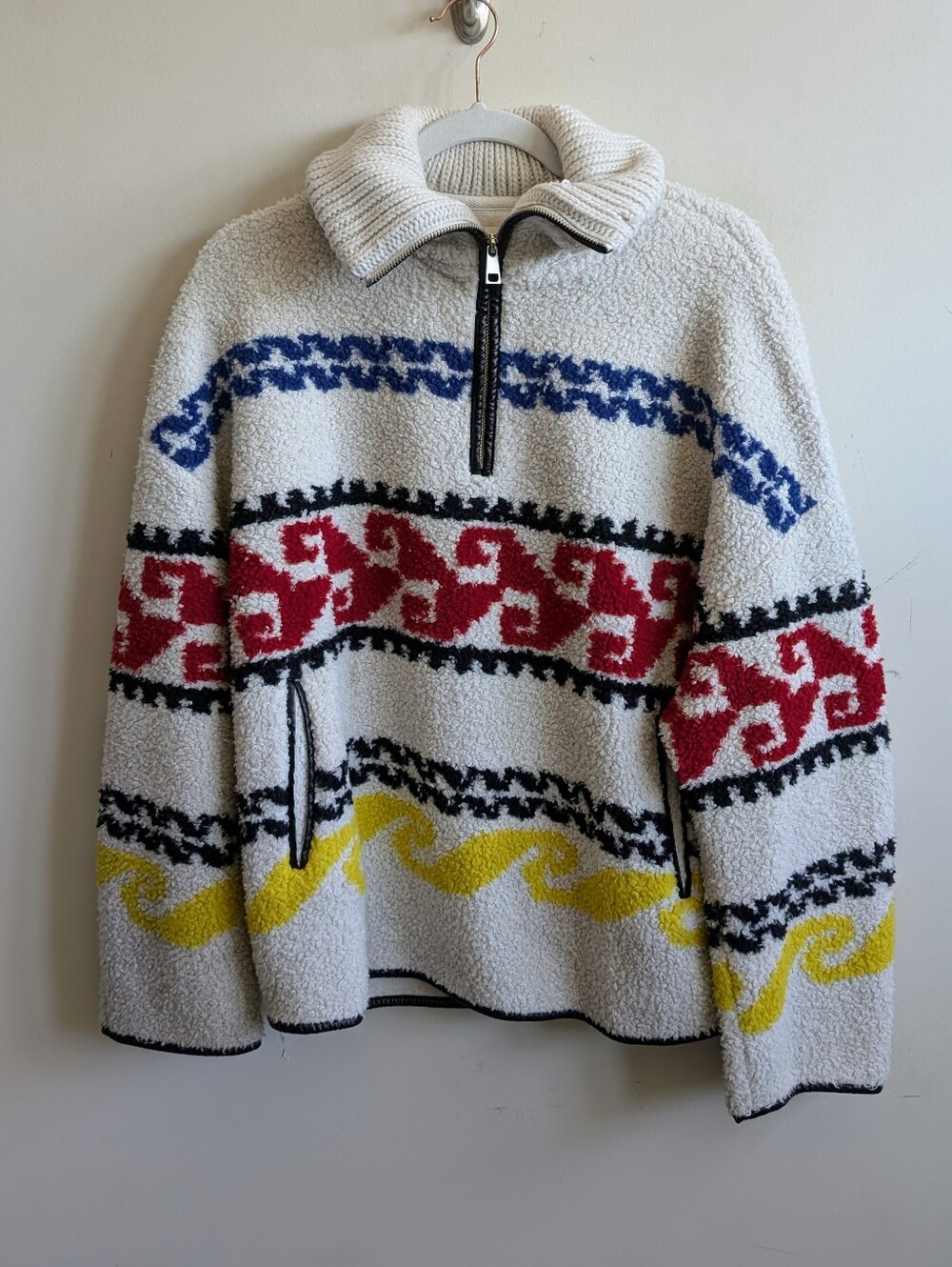 Isabel Marant Étoile Marner Fleece Pullover Top - Picture 6 of 13